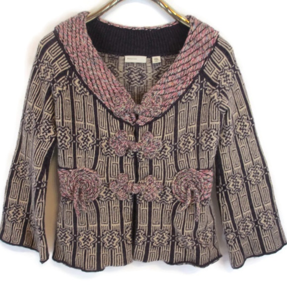 Anthropologie Sweaters - Sleeping On Snow Wool Cardigan Sweater Bell Sleeve